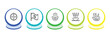 © Farahim - religion outline icon set. thin line animism, israel flag, hamsa, incense icons. editable vector