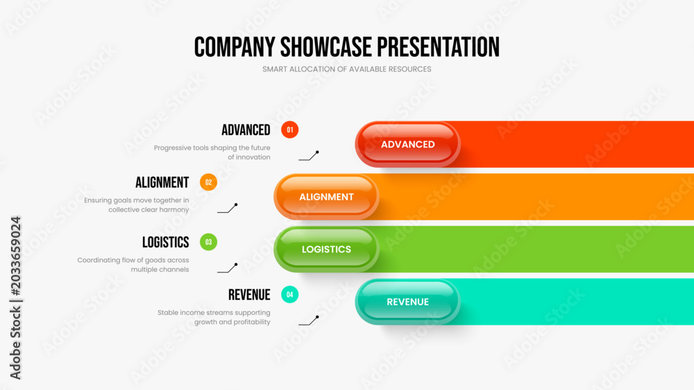 Marketing Introduction 4 Step Diagram Presentation Layout. Consulting ...