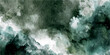 © Zìyóu - Dark emerald green watercolor background, moody abstract ink wash texture vector, atmospheric forest green paint splash for elegant web design