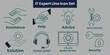 © Graphixarray - It Expert Line Icon Set Assistance Help Advice Solution Security and Technical Support