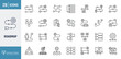 © Control New - Roadmap icon set, business strategy and path planning vector icons. outline icon set. vector illustration with editable stroke