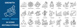 © BBLOVVA - Growth icon collection set. Containing design market expansion, performance, gain,expansion, revenue, and success icon. simple line vector editable