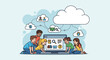 © Riyandi - Children Learning Online Security Concepts with Digital Devices Together