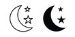 © Topline - Moon stars icon