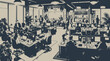 © Saronah - Modern office interior with diverse team working on computers, collaboration and business concept