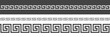 © Tatiana - Greek pattern background. Set of frame border texture in row. Vector
