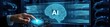 © PERFECTSTUDIO - Innovative ai technology demonstration data center digital art high-tech environment close-up viewpoint future-driven concept for enhanced business solutions