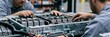 © DigitalSpace - Engineers performing maintenance on a serviceable highvoltage junction box demonstrating accessibility and modular components vital for EV power system reliability.
