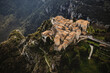 © 9parusnikov - Aerial view of a historic cliffside village in Europe
