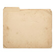 © BTG - Old weathered manila folder with stains