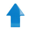 © PNG Visual Studio  - Modern upward-pointing arrow icon in vibrant blue