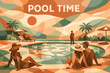 © Evi - Summer Poolside Relaxation