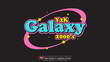 © Azza - Editable 3d text effect y2k galaxy with sparkle for banner template design