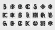 © Mie - Monogram Letter Designs: Alphabet Initials, Typography, and Custom Logos