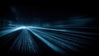 © Fafai - Abstract digital data transfer with light trails and binary code in motion