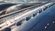 © ek - Close-Up View of Aircraft Metal Texture with Details and Reflections
