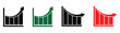 © Snap Smith - Up and down trends arrow set  in green and red color for financial reports, stock market analysis and business presentations. Vector graphic art illustration.