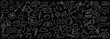 © Snap Smith - Collection of hand drawn doodle sign vector elements isolated on black background. Different type of doodle design art icon set used to add a casual, human touch to visual project.