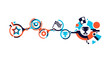 © wahidun - Abstract graphic representation of success and achievement journey.
