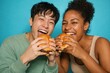 © Rawpixel.com - Joyful friends enjoying burgers