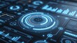 © T - Futuristic digital dashboard interface