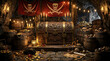 © Velem - Pirate treasure chest in cave