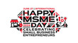 © Vektor - Happy MSME Day 2024 Celebrating Small Business Entrepreneurs with Icons