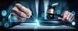 © wpw - During the litigation, the lawyer offered evidence to the judge in court, ensuring the verdict was a reflection of justice.