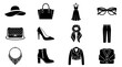 © Box - Fashion Accessories and Clothing Icons Set.