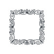 © Rud - Elegant Floral Square Border Design Element.