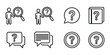 © Asif137 - Question mark icons for faq and information search