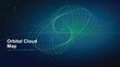 © Ali - Abstract orbital wireframe structure representing global network connections ideal for technology science and big data presentations or digital backgrounds