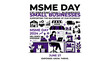 © Nak - MSME Day Celebration: Small Business Entrepreneur Working on Laptop, Supporting Economy