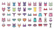 © Bimi - Colorful womens lingerie and underwear.
