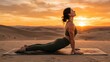 © Mitul - Bhujangasana Yoga Stretching Exercise for Wellness