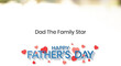 © Ataullah - Abstract watercolor blue stain background for fathers day design layout