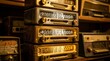 © Khairul - Stack of Vintage Radios Displayed