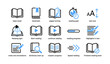 © Cali6ro - Reading interface and navigation icons arranged in grid