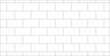 © Riki - Pattern of brick wall in running bond/stretcher bond layout. Monochrome line art for architectural textures, masonry backgrounds, or construction details.