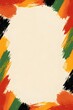 © Muhammad - African American Heritage Month Paint Stroke Frame with Copy Space