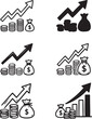 © Muhammad - Doodle financial growth and investment icons set