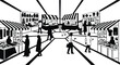 © Habibkhan2026 - People browsing stalls at a lively outdoor market with diverse goods displayed.