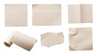 © HOAI PHAM - Collection of blank vintage paper squares and rolls