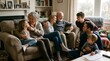 © irawan - Multigenerational family spending quality time together in the living room
