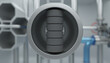 © Вячеслав Кравченко - Uranium dioxide ceramic fuel pellets inside zirconium nuclear reactor tube