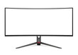 © MDRASALMIAH - Ultrawide curved gaming monitor with blank white screen for copy space isolated on white background ultrawide technology electronics computer hardware isolated studio shot advertising