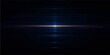 © Md - Digital illustration of anamorphic lens flare with horizontal golden line and blue ambient light