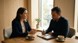 © DEVI - Business Meeting Discussion With Coffee in Cozy Atmosphere and Collaborative Ideas Sharing