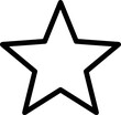 © Brian - Simple hand-drawn star icon, black outline on white background, graphic element