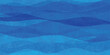 © J BOY - Abstract blue water wave pattern background with Japanese paper texture